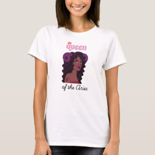 Koningin van de Ram (Bruine Huid) T-shirt