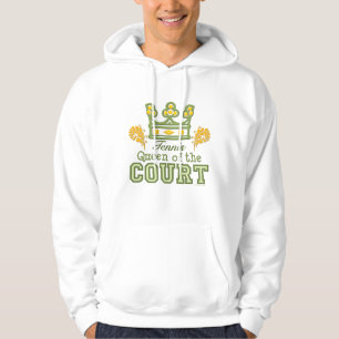 Koningin van de rechtbank Tennis heeft een zweetsh Hoodie
