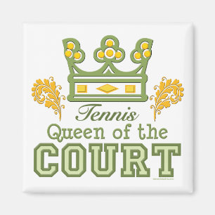 Koningin van de rechtbank Tennis Magnet