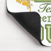 Koningin van de rechtbank Tennis Mousepad Muismat (Hoek)