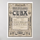  koningin van de reisposter van Antilles Poster (Voorkant)