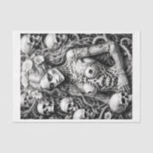 Koningin van de schedel tissuepapier (Voorkant)