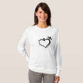 Koningin van de schoppen/Zonder verdikkingen T-shirt (Voorkant volledig)