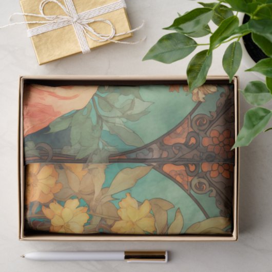 KONINGIN VAN DE SEIZOENEN mooi decoupage papier (Geschenk)