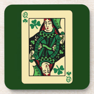 koningin van de shamrocks drankjes onderzetter