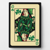 koningin van de shamrocks fotoplaat (voorkant)