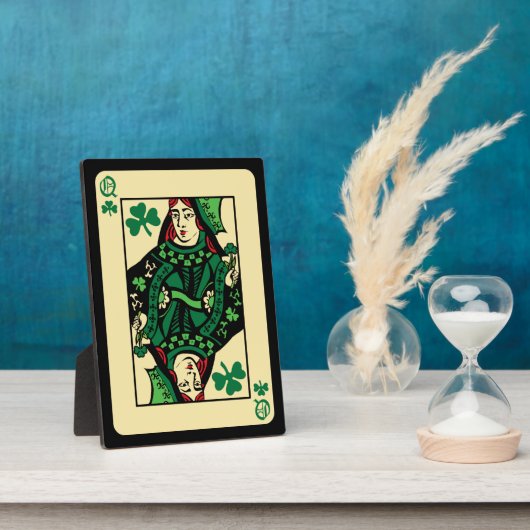 koningin van de shamrocks fotoplaat (Zijkant)