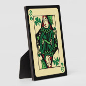koningin van de shamrocks fotoplaat (Zijkant)