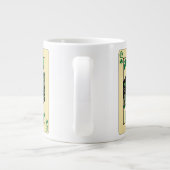 koningin van de shamrocks grote koffiekop (Achterkant)