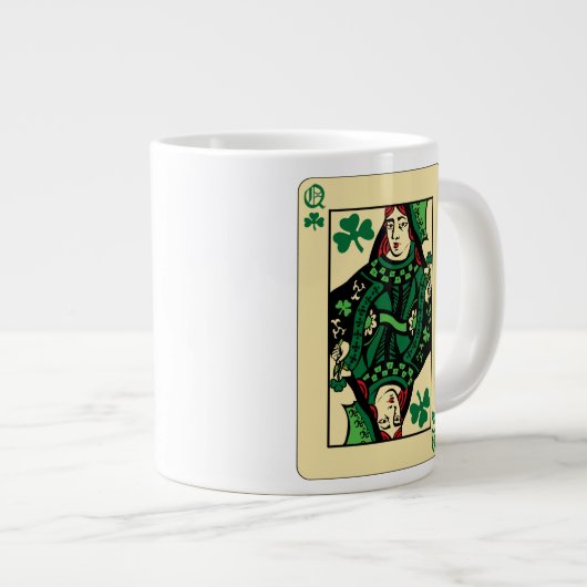 koningin van de shamrocks grote koffiekop (Voorkant rechts)