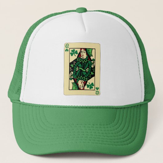 Koningin van de Shamrocks Trucker Pet (Voorkant)
