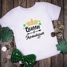 Koningin van de Shenanigans St. Patrick's Day T-shirt