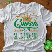 Koningin van de Shenanigans St. Patrick's Day T-shirt