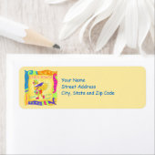 koningin van de shopping-steenslag etiket (Insitu)