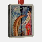 Koningin van de slangen metalen ornament (Rechts)