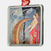 Koningin van de slangen metalen ornament (Links)