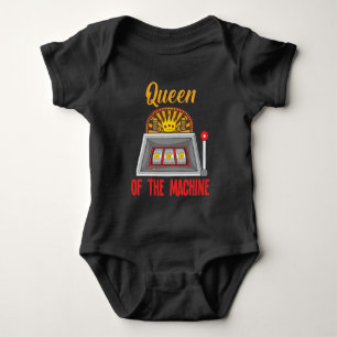 Koningin van de Slot Machine Gambler Casino Woman Romper