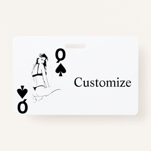 Koningin van de Steden van het meisje Thunder_Cove Badge (Voorkant)