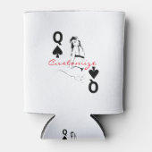 Koningin van de Steden van het meisje Thunder_Cove Blikjeskoeler (Voorkant)