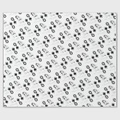 Koningin van de Steden van het meisje Thunder_Cove Cadeaupapier (Vlak)