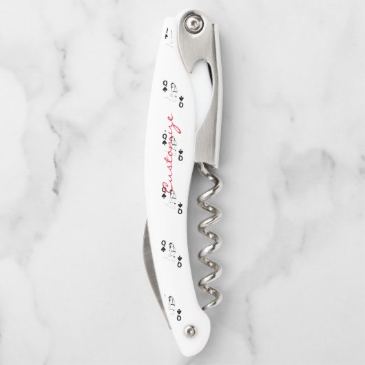 Koningin van de Steden van het meisje Thunder_Cove Kurkentrekker (Achterkant)