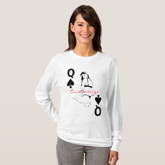 Koningin van de Steden van het meisje Thunder_Cove T-shirt (Voorkant volledig)