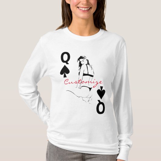 Koningin van de Steden van het meisje Thunder_Cove T-shirt (Voorkant)