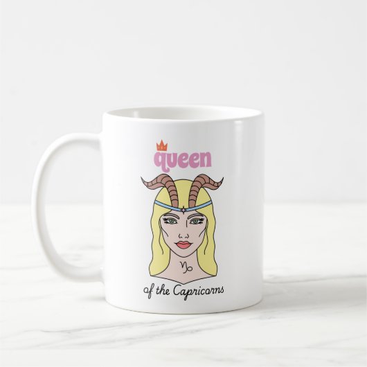 Koningin van de Steenbokken Koffiemok (Links)