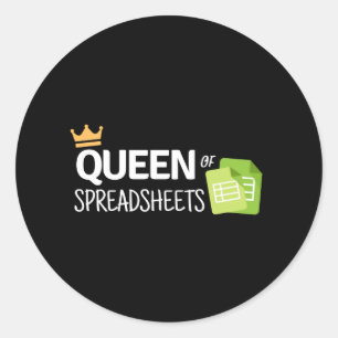 Koningin van de sticker van de klassieke ronde der