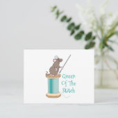 Koningin van de Stitch Briefkaart (Staand voorkant)