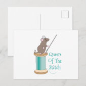Koningin van de Stitch Briefkaart (Voorkant / Achterkant)