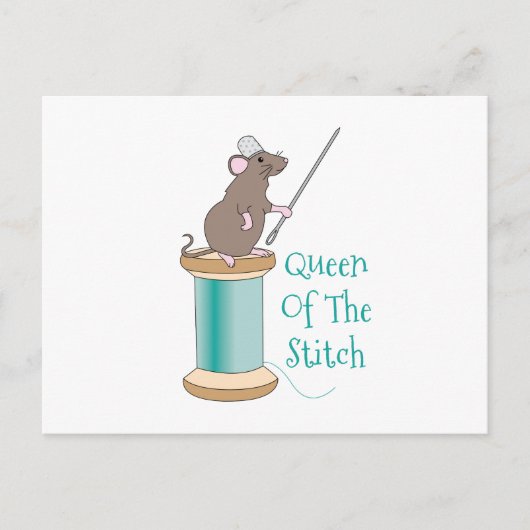 Koningin van de Stitch Briefkaart (Voorkant)