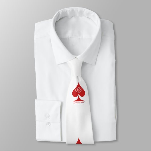 Koningin van de Stropdas Rood op witte QoS-dromen (Gebonden)