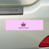 koningin van de SWAG-Bumpersticker Bumpersticker (Op auto)