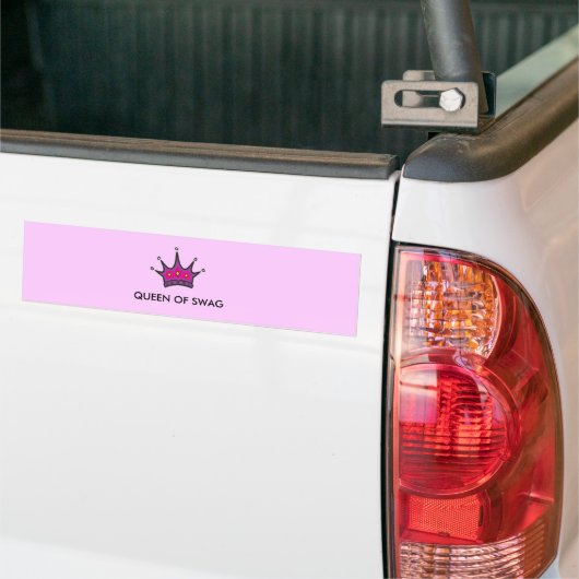 koningin van de SWAG-Bumpersticker Bumpersticker (Op Truck)