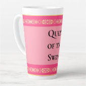 Koningin van de Swing Roze Latte Mok (Linkerhoek)