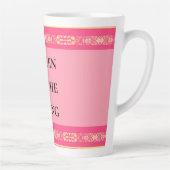 Koningin van de Swing Roze Latte Mok (Rechts)