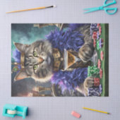 Koningin van de tafel, Kat speelkaarten Tissuepapier (Craft)