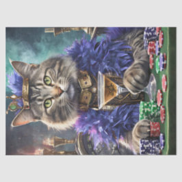 Koningin van de tafel, Kat speelkaarten Tissuepapier