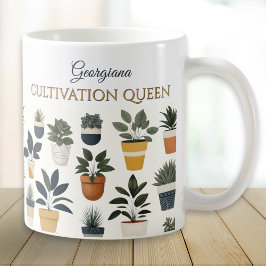 Koningin van de teelt Planten Tuinieren  Koffiemok