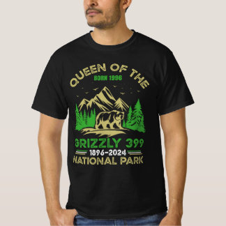 Koningin van de Tetons geboren 1996 Grizzly 399 Na T-shirt