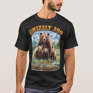 Koningin van de Tetons Grizzly 399 Nationaal Park T-shirt