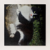 Koningin van de Tuin Kat Legpuzzel (Horizontaal)