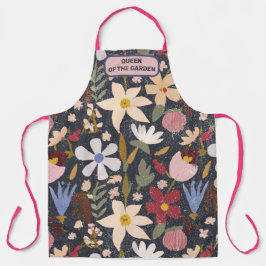 KONINGIN VAN DE TUIN Moederdag Gift Schort