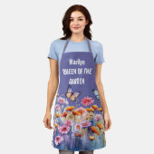KONINGIN VAN DE TUIN Moederdag Gift Schort (Gedragen)