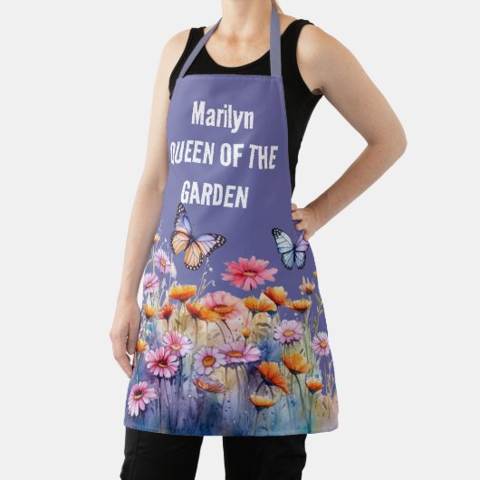 KONINGIN VAN DE TUIN Moederdag Gift Schort (Insitu)