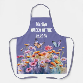 KONINGIN VAN DE TUIN Moederdag Gift Schort