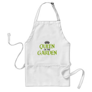 Koningin van de tuin standaard schort