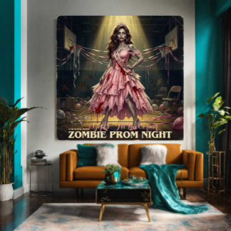 Koningin van de Vintage Zombie Balavond Poster