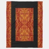 Koningin van de Vlinders 67 Fleece Deken (Voorkant)